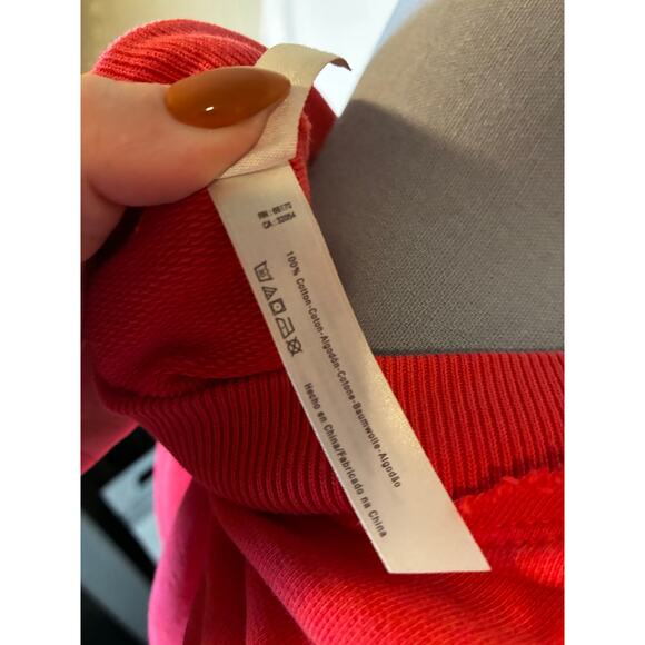 Free People FP movement XS Oversized Raw Hem Performance Staple Slouchy pullover - Picture 4 of 5